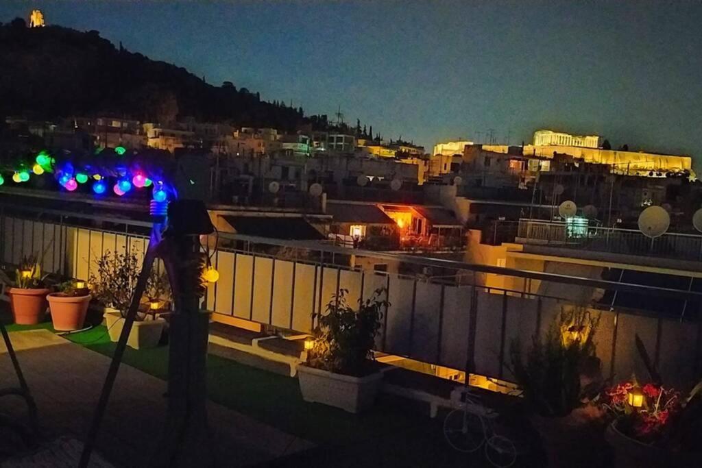 Rooftop Studio, Acropolis View! Athen Exterior foto