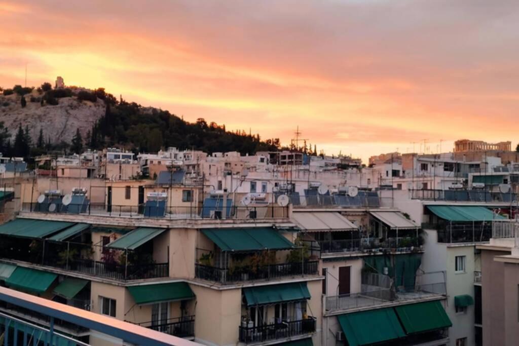 Rooftop Studio, Acropolis View! Athen Exterior foto
