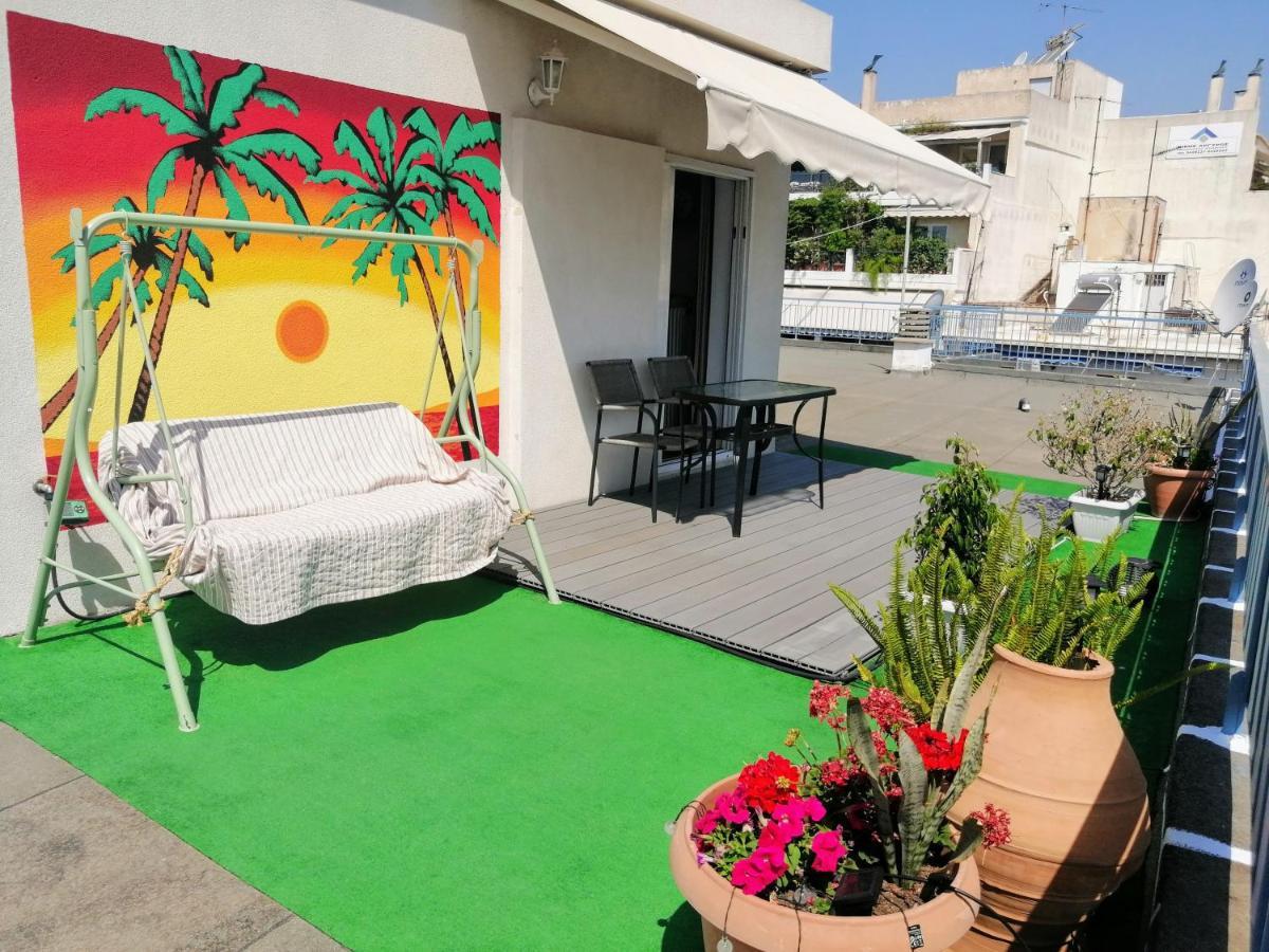 Rooftop Studio, Acropolis View! Athen Exterior foto