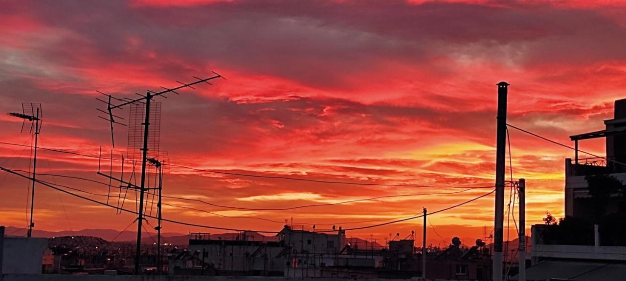Rooftop Studio, Acropolis View! Athen Exterior foto