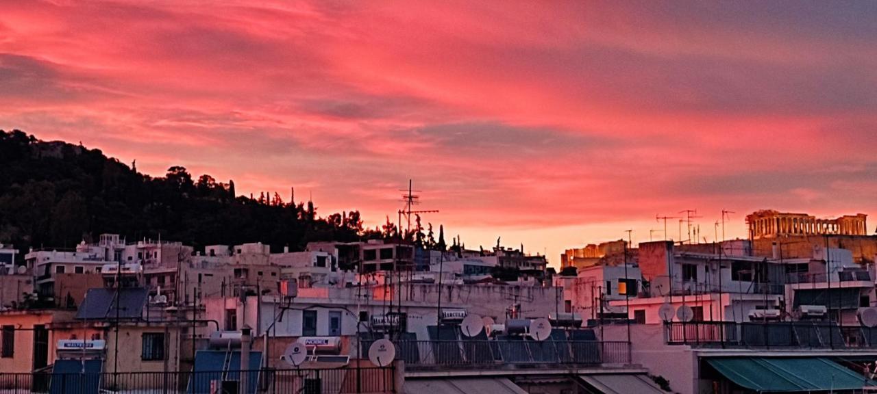 Rooftop Studio, Acropolis View! Athen Exterior foto