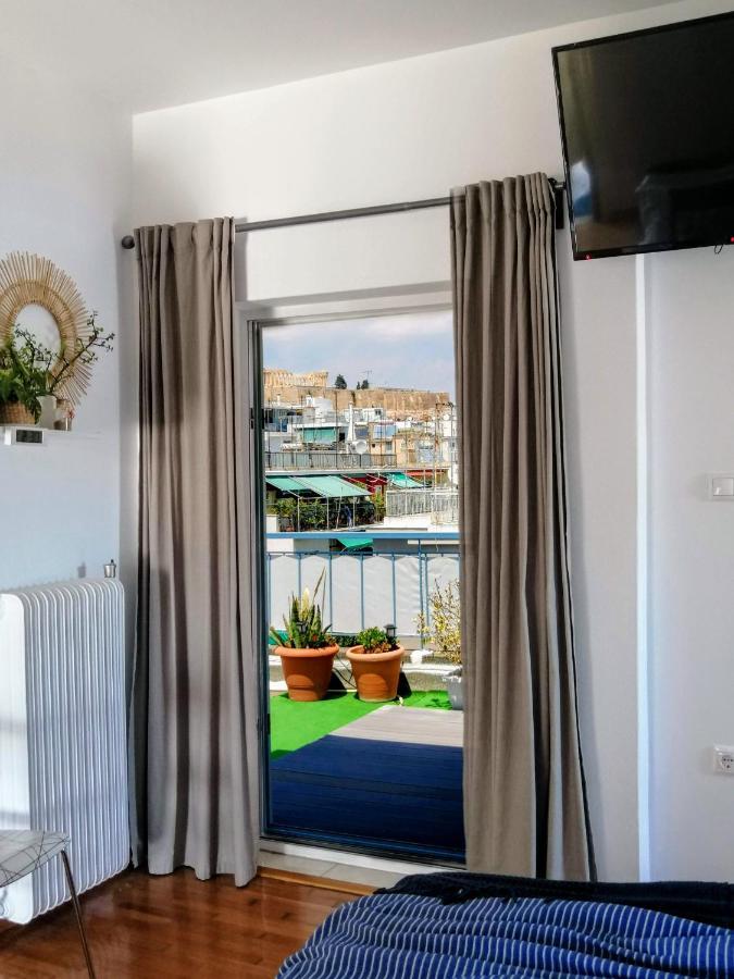 Rooftop Studio, Acropolis View! Athen Exterior foto